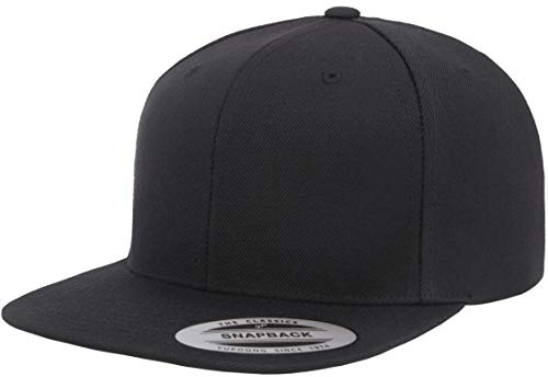 YP Classics Premium Snapback Cap Black