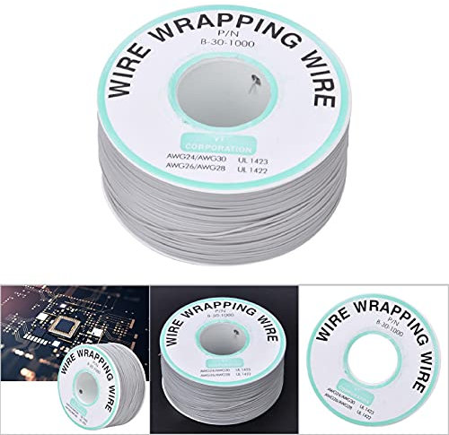 Drahtwickel 30AWG 300 M Kupfer Kernwickel Verzinkt für Leiterplatten Reparatur Elektronikgerecht mit Grau Farbe