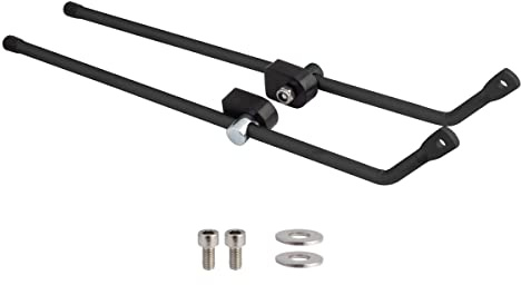 Sunlite Bike Rack Rear Strut Kit with Hardware for G-Tec - Black - Steel - 320 mm | Sunlite Gold Tec Steel Strut Kit for Bike Racks - Adjustable, Durable Black Steel