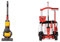 Casdon Dyson Ball | Miniature Dyson Ball Replica For Children Aged 3+ & Henry Cleaning Trolley | Henry-Inspired Toy Cleaning Trolley For Children Aged 3+ | Wheels Around From Room To Room!