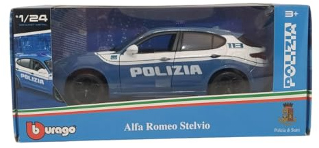 BURAGO Alfa Romeo Stelvio Polizia - Scala 1:24
