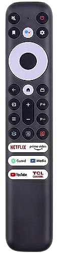 Replacement TCL Remote Control for TCL TV android smart 4K LCD LED TV 32DS520 40S6000FS 49DP600 49S6000FS 50DP600 F43S5916 H32S5916 - NO SETUP REQUIRED