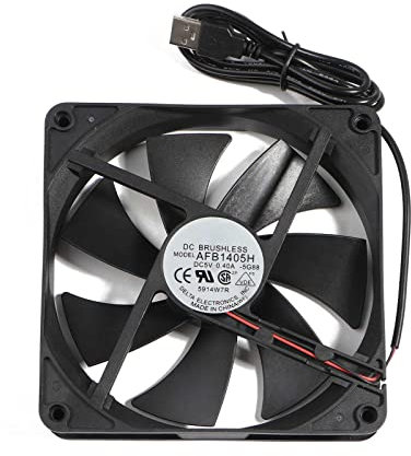 USB Fans CPU Cooling Radiator 5V 2Pin USB Fans for Computer Case-Server Radiator 140x140mm Quiet 1800RPM