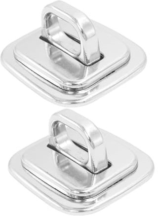 Holibanna 2pcs Computer Lock Fixed Base Security Anchor for Laptop Tablet Monitor Keyed Cable Locks Theft Prevention