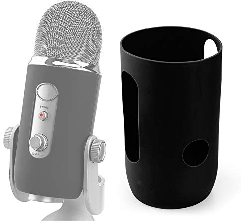 YOUSHARES Blue Yeti Protector - Full Protection Silicon Cover for Yeti & Yeti Pro Microphone (Blackout)