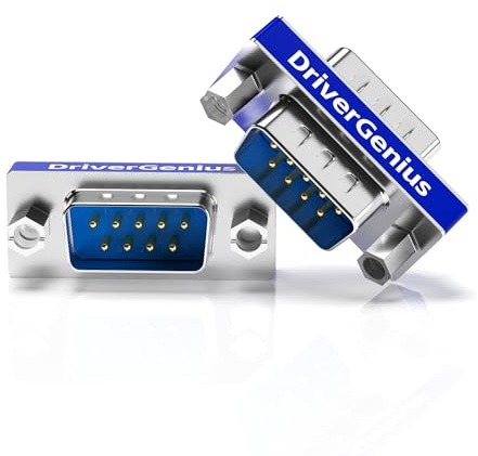 LinkStable DriverGenius RD232M2M DB9 Serial RS232 COM Gender Changer for USB to RS232 Serial Cable Adapter (Male/Male)