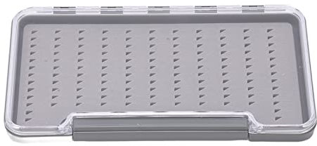 Fliegenfischerbox, ABS-Schaum, große Kapazität, wasserdichte Angelgerätebox, tragbare Schaumstoffschichten, Köderbox, Fliegenbox für das Fliegenfischen, doppelseitiger(Dreieckiges Loch)