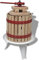 ZEYUAN Prensa de Vino y Fruta 12 L, Prensa Aceite Oliva, Capachos para Prensa Aceite De Oliva, Prensa Vino, Prensa Manual