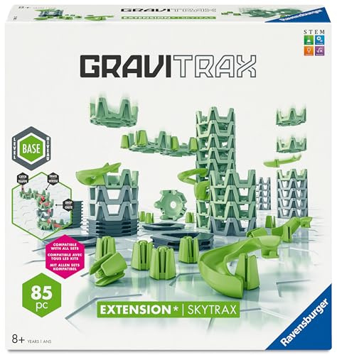 Ravensburger - Gravitrax - Set Extension Skytrax 100 pièces - Circuit de Billes - Jeu de Construction créatif - Dès 8 Ans - 27483
