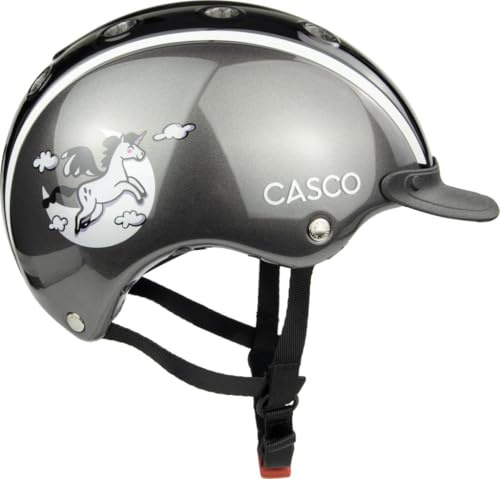 Casco Nori 2.0 Moonbeam Unicorno - Casco da equitazione per bambini, taglia XS