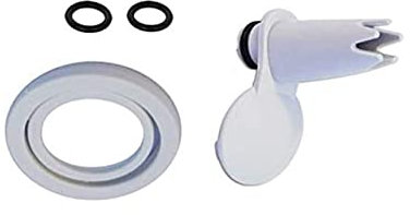 ISI Ersatzteilset Easy Whip weiß (1x Garniertülle weiß, 2X Dichtungsring, 1x Kopfdichtung)