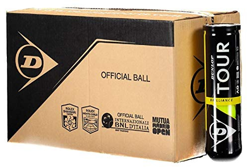 Dunlop Pelotas Tenis Tour Brilliance Box 18x4 Balls