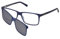 Timberland Rechteckig Kunststoff Brillen in Matte Blue für Herren, Brille mit Sehstärke, optional mit Sonnenbrillen tönung oder Blaulichtfilter (Modell TB1765)