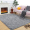 ROHATIM Hochflor Teppich Wohnzimmer Super weich Shaggy Teppich Flauschiger,Soft Area Rug Schlafzimmer Teppiche Super weich Fluffy Kindermatte(grau,200 x 300 cm)