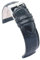 diloy Sportliches gepolstertes Uhrenarmband Rindsleder Krokoprägung quadratisch extra lang XL – Größen 14mm 16mm 18mm 20mm 22mm – Elegant und widerstandsfähig 368EL Schwarz 14mm