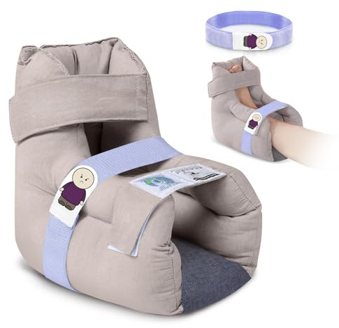 EZ Assistive 1pc Heel Protector Remove Pressure and Bedsores for Healing Therapy of Heel Pressure and Deep Tissue Injury One Count