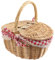 FutureHight Wicker Picknick Korb im Land Haus mit Deckel und & Liner für Picknicks, Partys und Grill Abende