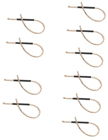 INOOMP 10pcs Fire Starter Camping Lighter Hemp Matchstick Rope Easy to Use for Outdoor Activities