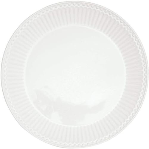 GreenGate STWPLAAALI0106 Alice Frühstücksteller White 23 cm (1 Stück)