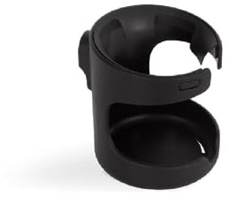 Silver Cross | Dune/Reef Cup Holder | Pram Cup Holder | Pram Accessories | Drinks Holder | Black