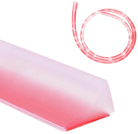 Lectorias 100CM Duschdichtung Transparent, Schwallschutzleiste Dusche, Selbstklebend Duschwasserstop, Duschschwellen-wasserbarriere, Duschdichtungen für Duschtüren, Wassersperre für Bad und Küche