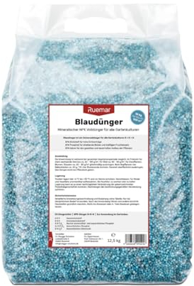Ruemar Blaudünger NPK Dünger für Pflanzen 12,5 kg Universal Langzeitdünger Obst und Gemüse Blumen 8 8 8 organischer Pflanzendünger Zimmerpflanzen