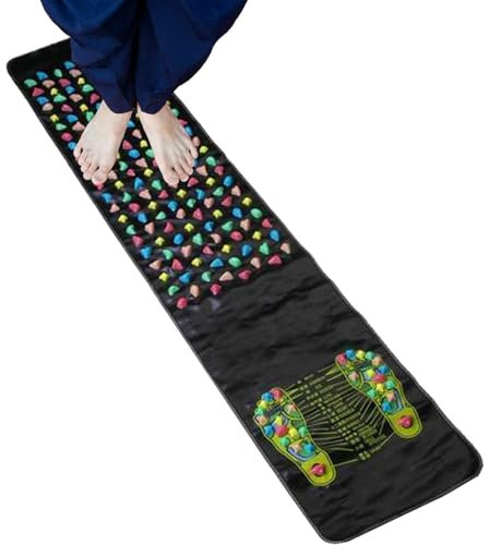 Shumeijian - Tappetino per agopressione, tappetino per massaggio ai piedi, tappetino per riflessologia, tappetino per agopuntura per piedi, tappetino per massaggio ai piedi, cuscino per massaggio ai