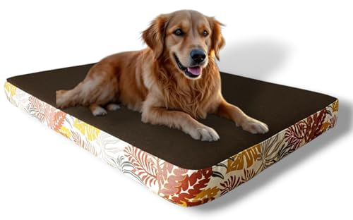 Maxtin Cama Perro Hidrófuga Extra Grande 110x75x10 cm - Cama Perro Viscoelástica y Ortopédica - Lavable, Hidrófuga y Desenfundable, Ideal para Perros Grandes y para Gatos