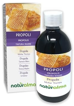 Propolis (Propolis) harts Alkoholfri modertinktur Naturalma - Flytande extrakt i droppar 500 ml - Kosttillskott