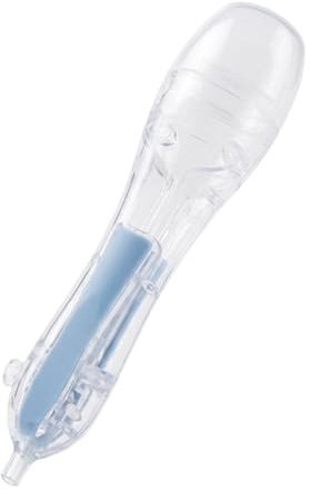 Tachiuwa Bead Pen Iron Bead Dispenser Transparent Body Convenient Christmas Press Type Melty Beads Pen for Kids Crafts Beading, Blue