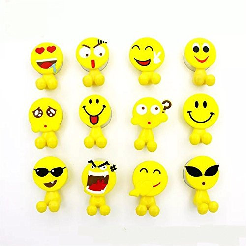 Porte-brosses à Dents d'enfant Creativee avec Ventouse pour Fixation au Mur de la Salle de Bain, Lot de 5