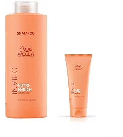 Wella INVIGO Nutri-Enrich Deep Nourishing Shampoo 1000ml and Conditioner 200ml