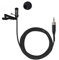 XGWTH Microfono lavalier omnidirezionale a condensatore microfono da bavero compatibile con Sennheiser Wireless System Transmitter Bodypack 3,5 mm stereo femmina spina a vite con clip e cappuccio