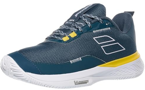 Babolat Men's SFX Evo All Court Tennis Shoes, Dark Grey/White (Men's US Size 11)