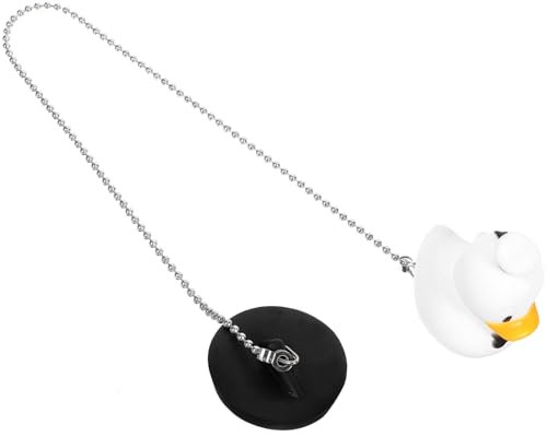 PRETYZOOM Tapón De Drenaje para Bañera De Baño Fregadero Y Cadena Desagües De Lavabo Colador Elegante Tapones De Trampa Tapón De Bañera Cadena De Fregadero Universal Baño con