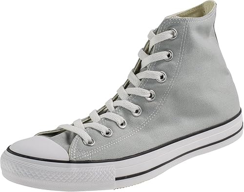 Divadames Womens High Top Lace Up Flat Canvas Pumps Ladies Casual Plain Shoes Size (Grey, UK Footwear Size System, Adult, Women, Numeric, Medium, 7)