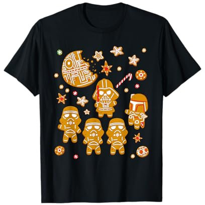 Star Wars Gingerbread Cookies Galactic Empire Holiday T-Shirt