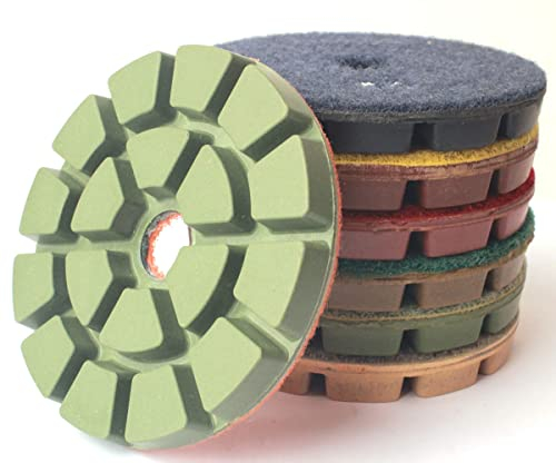 Tamponi per lucidatura per pavimenti diamantati a grana 400 da 4 pollici - Piastrelle per rettifica in marmo granito ceramica in calcestruzzo rinnovamento 1 pz