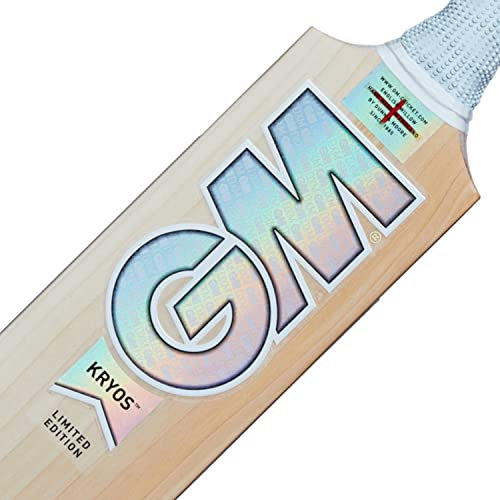 Gunn & Moore Unisex Jugend Kryos Cricketschläger aus englischem Weidenholz, Einheitsgröße