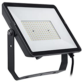 Philips ProjectLine Flutlicht, 100W, 3000K, schwarz