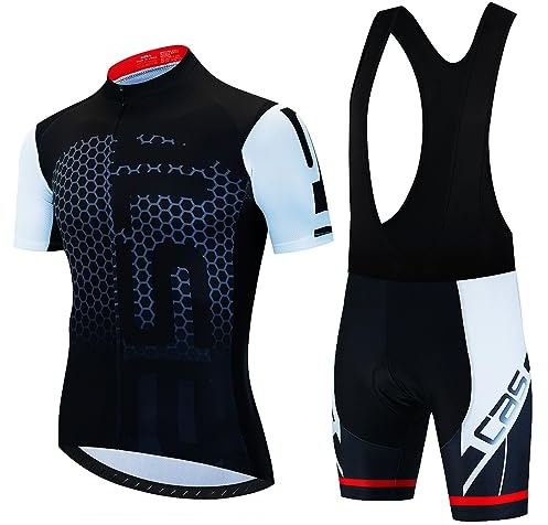 Cykelshorts för män cykling jersey set män cykelkläder sommar kortärmad Mtb cykeldräkt cykel, Herrcykelkläder-7, XL