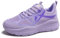 Twinice Laufschuhe Damen Luftpolster Atmungsaktiv Sportschuhe Turnschuhe rutschfeste Leichtgewichts Straßenlaufschuhe Sneaker Joggingschuhe Walkingschuhe Fitness Lila 38EU