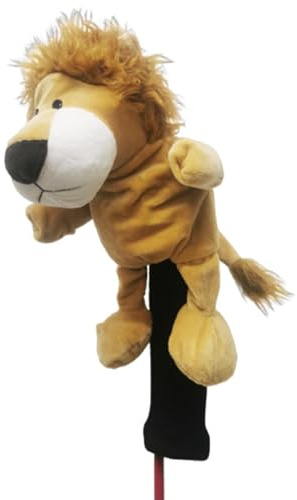 Golf-Abdeckung, Golfschlägerschutz, Plüsch-Golfabdeckung, lustige Plüschtier-Golfschläger-Schlägerhauben für Männer und Frauen, Tier-Thema, Plüsch-Golfschlägerabdeckung für Holzschläger