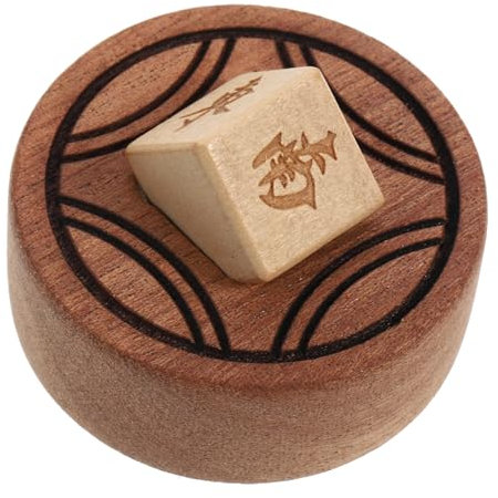 Vaguelly Mahjong Würfel Aus Holz Tragbar Für Partys Brettspiel Große Würfel Spiel Für Spiele Bulk