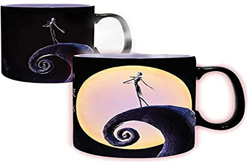 607254b - Lot de 2 mugs Nightmare Before Xmas - Mug Heat Change 460ml - Jack & la lune (PlayStation 4)