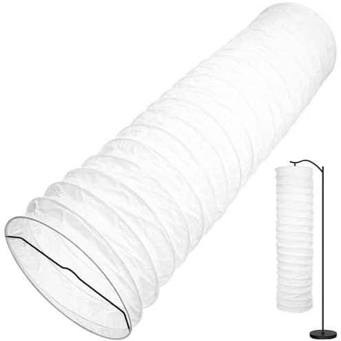 VALICLUD Lámpara de Pie de Estilo Japonés Con Base Y Sombra de Papel: Lámpara Con Encendido/Apagado Del Pie Para La Sala de Estar