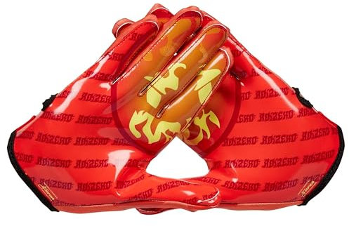 adidas Adizero 12 Big Mood Angry Erwachsene Fußball Empfangshandschuhe, Rot, 3XL