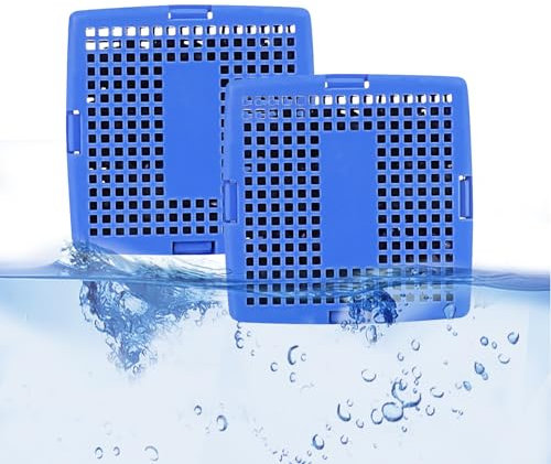 Inlisy Whirlpool-Mineraldesinfektionsmittel für Sundance Spas Filter, Spa-Mineralkartusche zur Reinigung und Klärung, hält für 4 Monate, Blau, 2 Stück