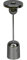 Konstsmide LED Tischleuchte Cassis | silberfarben | Indoor/Outdoor | 8,5 x 8,5 x 25 cm | 7832-000