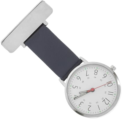 TINEASUR Reloj De Enfermera Clip De Solapa Reloj De Bolsillo para Enfermería para Enfermeras Diseño Minimalista